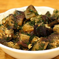 Как приготовить вкусно баклажаны с чесноком