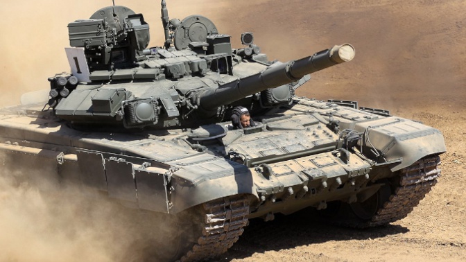 Залповый огонь: танки Т-90 сорвали наступление «врага» под Волгоградом