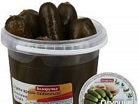 Соленые огурцы от ТМ «Белоручка»