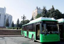 В Челябинске на маршрут вышел автобус № 21