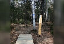 В нацпарке «Зигальга» завершили разметку тропы до горы Поперечная