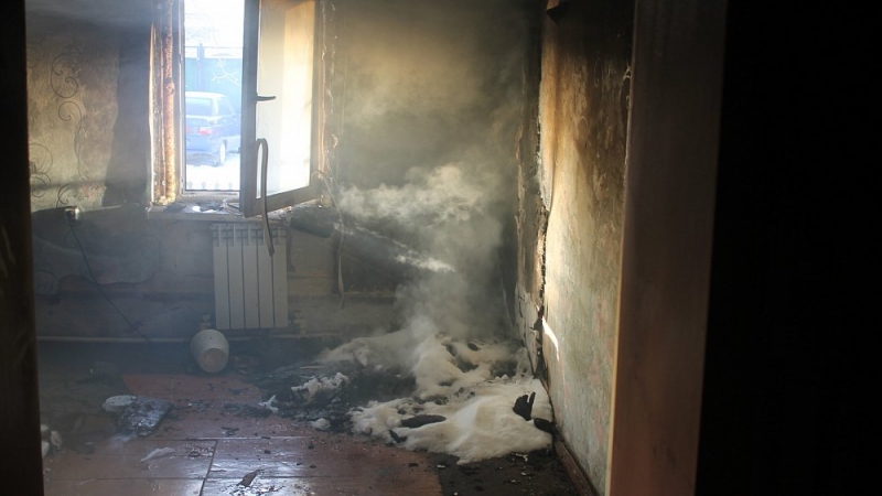 Плавящийся телевизор стал причиной пожара в Троицке