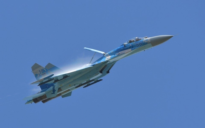 Российский Су-27 перехватил самолёт-разведчик США над Чёрным морем
