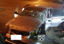 В Челябинске пьяный водитель протаранил иномарку, которая влетела в ограждение