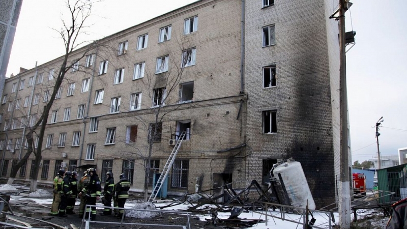 В Ростехнадзоре назвали предварительные итоги обследования места взрыва в ГКБ № 2