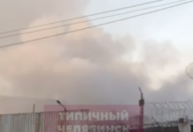 Жители Копейска заметили столб дыма на территории ИК № 6
