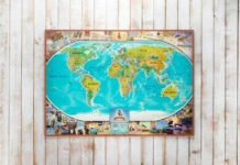 Скретч карта мира: мотивация на путешествия