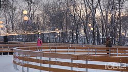 В челябинском парке имени Терешковой открылся уникальный каток