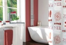 Текстиль в интерьере ванной комнаты