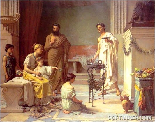 Застольный этикет древних греков
