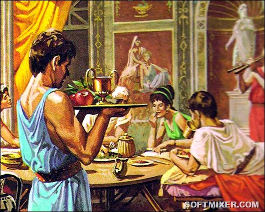 Застольный этикет древних греков