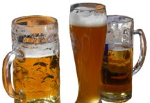 Логотип пивной кружки и бокала