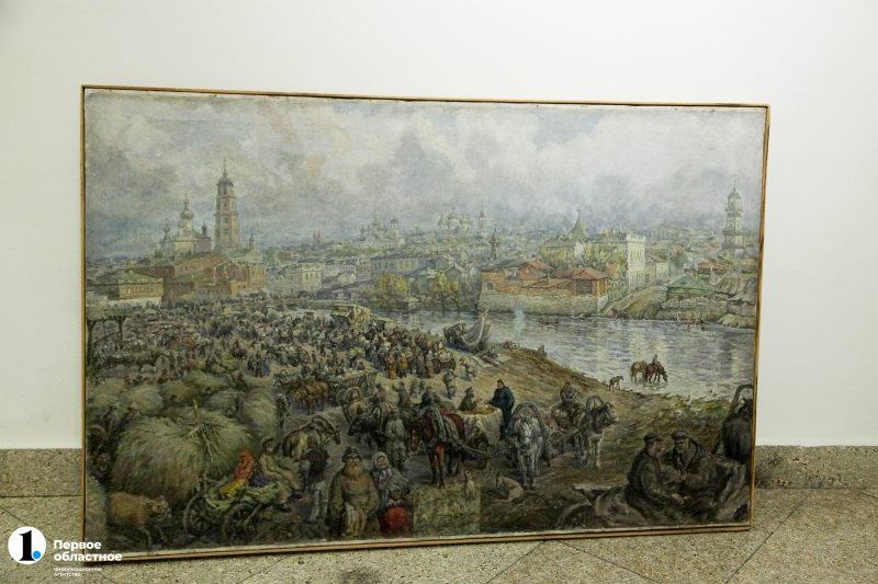 «Ругают меня, что рисую старый Челябинск». Открылась самая крупная выставка Игнатия Вандышева
