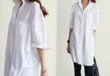 С чем носить длинную женскую рубашку?