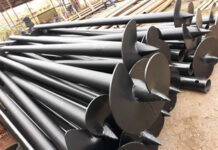 Применение винтовых свай 89мм