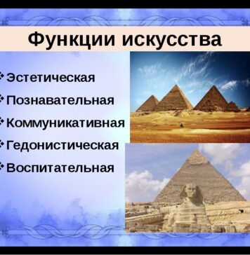 Функции искусства в современном обществе
