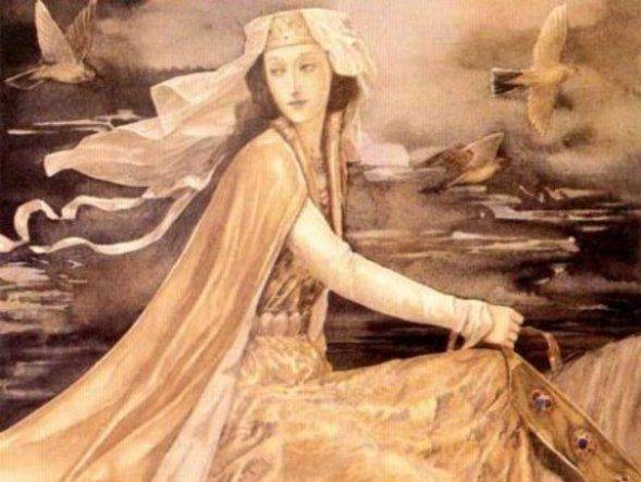 <br />
Легенда о хазарской принцессе Атех, умевшей проникать в чужие сны                