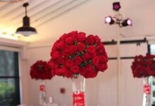 Оформление свадьбы в красном цвете