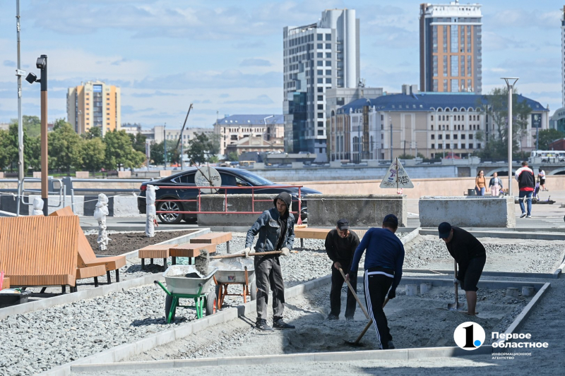 Один месяц и пять дней остается до открытия главной набережной в Челябинске
