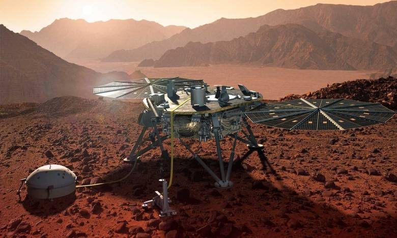 <br />
Зонд Insight предоставил сведения о строении Марса и его ядре                