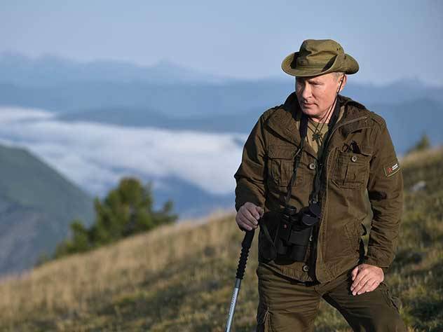 <br />
Обычный отдых: в Сети опубликованы кадры отдыха Путина и Шойгу в Сибири                