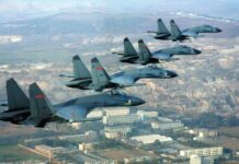 Китай направил 27 боевых самолетов в опознавательную зону ПВО Тайваня