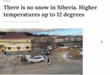 Западные СМИ пугают европейцев: «В Сибири до сих пор нет снега!»