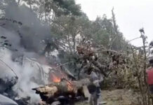 Начштаба обороны Индии погиб в результате крушения вертолета