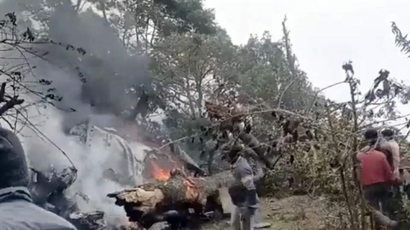 Начштаба обороны Индии погиб в результате крушения вертолета