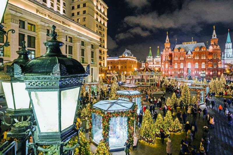 Где погулять и что посмотреть в новогодней Москве в январе 2022 года, самые интересные места для посещения