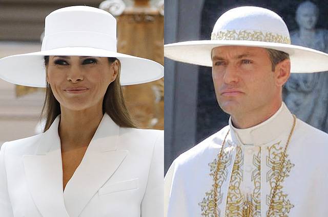 <br />
Икона стиля Мелания Трамп выставила на продажу свою знаменитую белую шляпу                