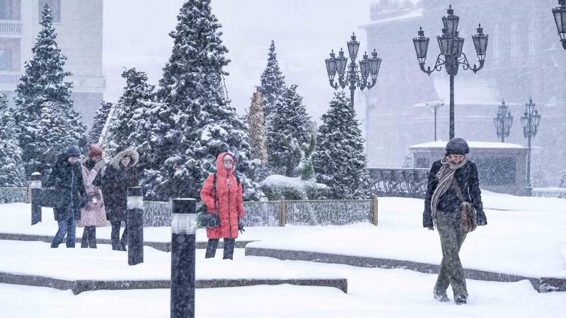 <br />
Москва на этой неделе готовится к сильным заморозкам и снегопадам                