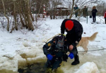 Спасатели нашли тело женщины, утонувшей в проруби на Крещение 19 января 2022 года, где оно было