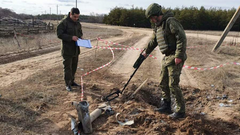 Три выпущенные со стороны Украины мины упали на территории России