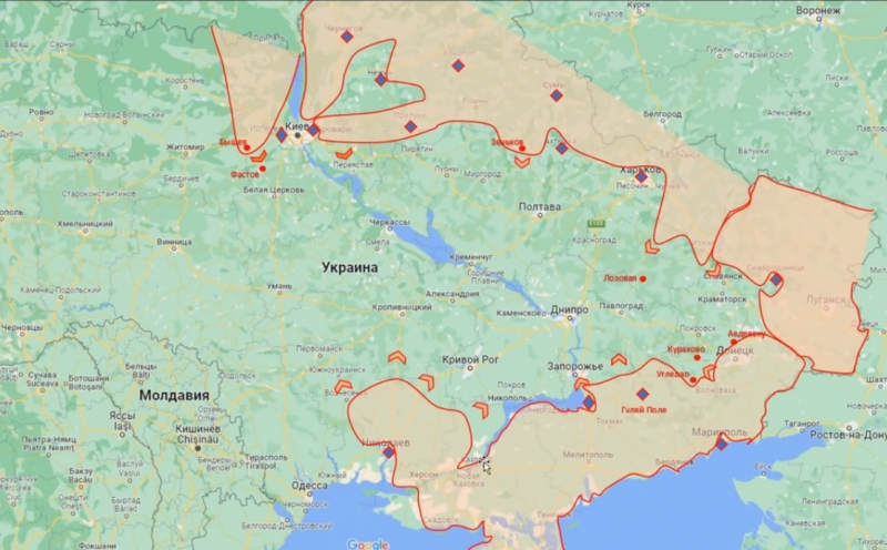 Карта боевых действий на Украине сегодня 20 марта 2022: последние новости Украины, карта военных действий сейчас на 20.03.2022, спецоперация, ситуация на Донбассе в Киеве, и других городах