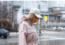 Цвет пудра в одежде