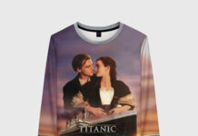 Уникальная коллекция футболок с принтом Титаник