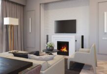 Инструкция по встраиванию электрокамина в любой интерьер: как это сделать