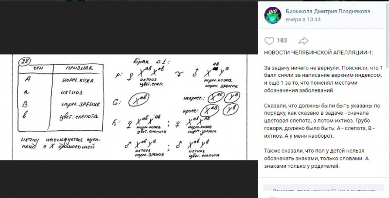 За что в Челябинской области снижали баллы на ЕГЭ по биологии