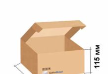 Облать применение самосборных картонных коробок