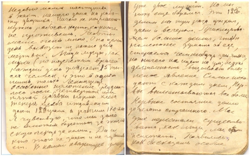 Школьник из Снежинска обнародовал дневник прадеда из блокадного Ленинграда