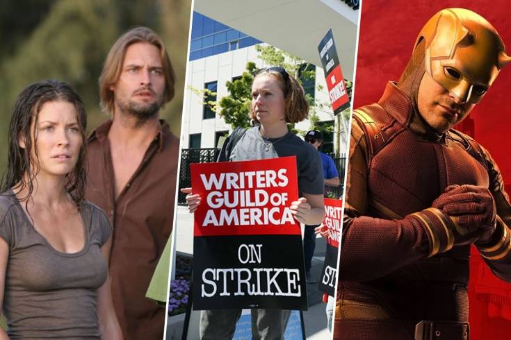 <br />
«Простой Голливуда»: в США проходит забастовка сценаристов, к которой присоединились и звезды                