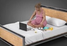 Британские ученые показали, как будут выглядеть люди, работающие на удаленке к 2100 году