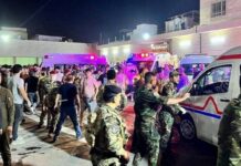 Трагедия на свадьбе в Ираке: более 100 погибших из-за пожара