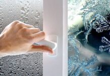 Простой способ удалить конденсат с окон с двойным остеклением