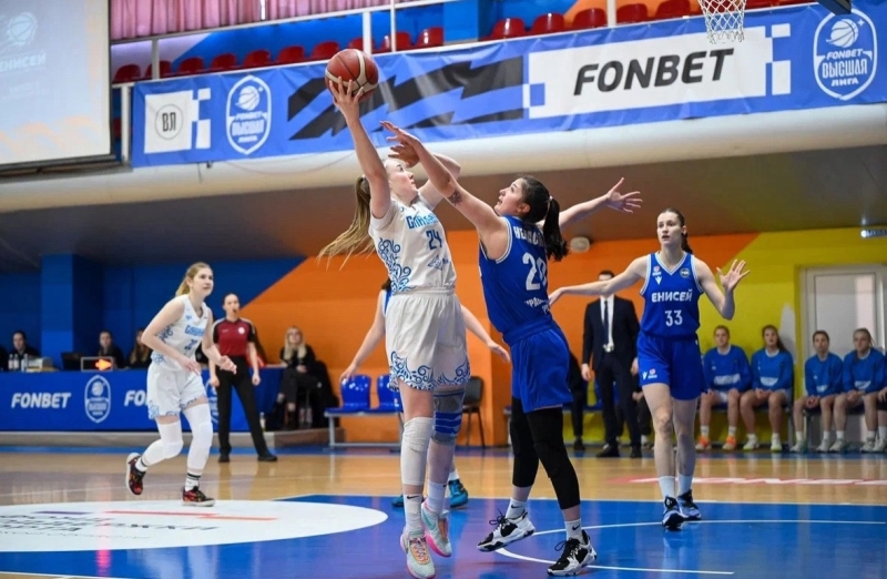 Баскетболистки «Славянки» проиграли «Енисею-2» в Высшей лиге