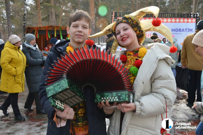 В парке Гагарина в Челябинске отпраздновали Масленицу