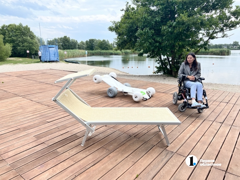 Семейная пара инициировала появление пляжа для инвалидов-колясочников в Челябинске