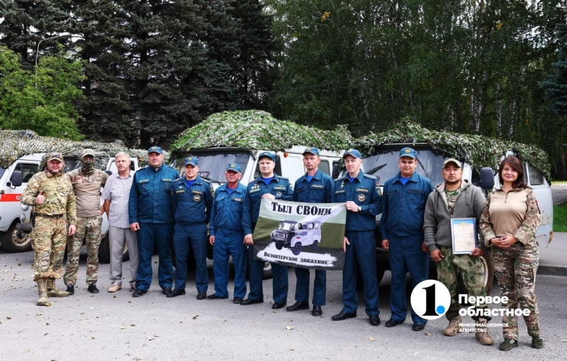 Единороссы Челябинской области отправили на СВО семь автомобилей