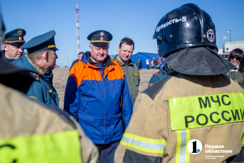 В Челябинской области отработали технику тушения природных пожаров
